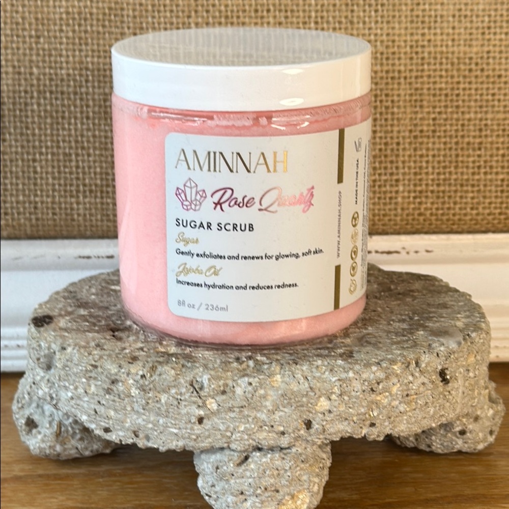 Aminnah Rose Quartz‎ Sugar Scrub